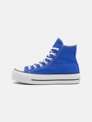 Туфли со звездочками Converse синие