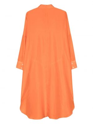Leopardimustriga kleit Antonelli oranž