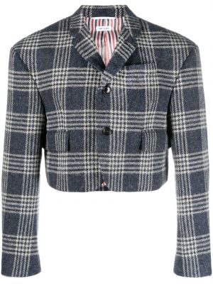 Karierter blazer mit print Thom Browne