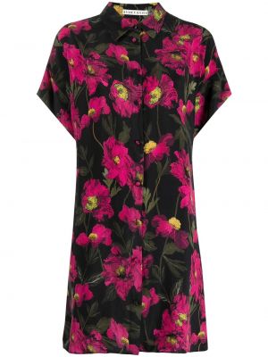 Vestido camisero de flores Alice+olivia rosa