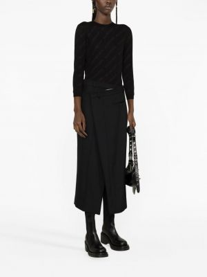 Bluza bawełniana z nadrukiem Balenciaga czarna