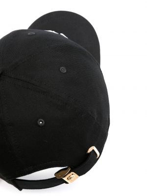 Medvilninis siuvinėtas kepurė su snapeliu Versace