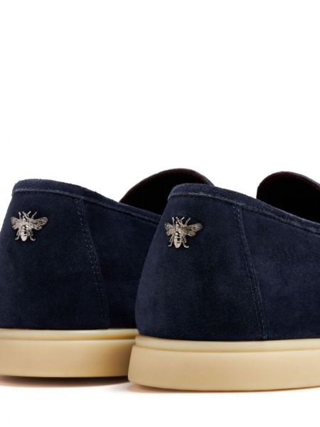 Seemisnahksed loafer-kingad Bougeotte sinine