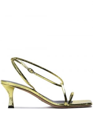 Leder sandale Proenza Schouler gold