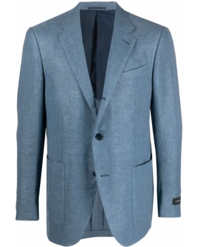 Blazer med spetsig tå Zegna blå