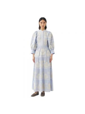 Sukienka długa Antik Batik niebieska