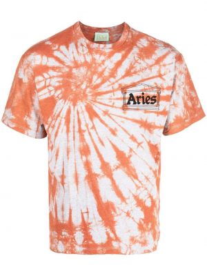 Тениска с принт с tie-dye ефект Aries