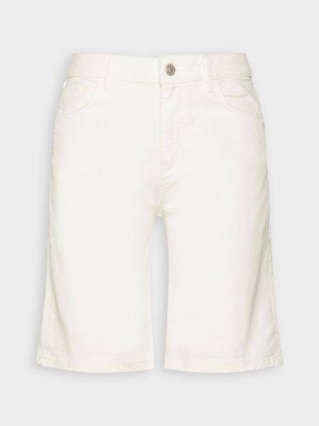 Szorty jeansowe Esprit białe