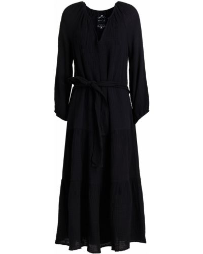 Sukienka midi bawełniana Velvet By Graham & Spencer, сzarny