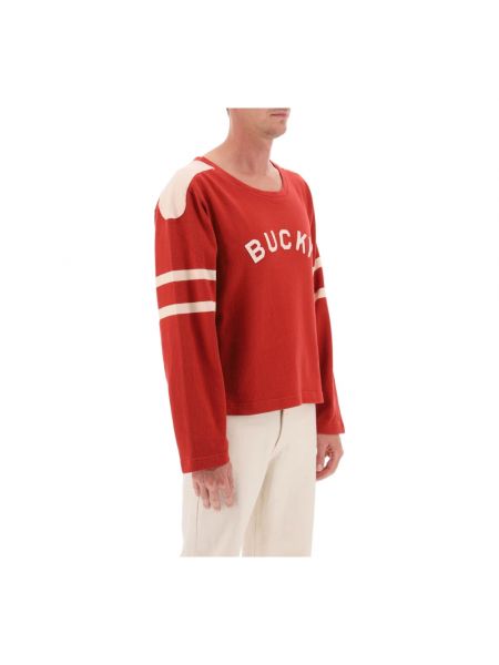 Jersey de algodón de tela jersey Bode rojo