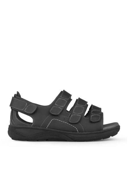 Sandale ohne absatz New Feet schwarz