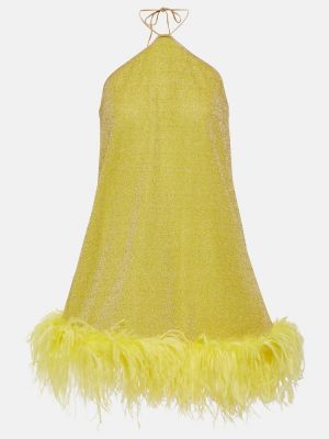 Żółta sukienka mini Osã©ree