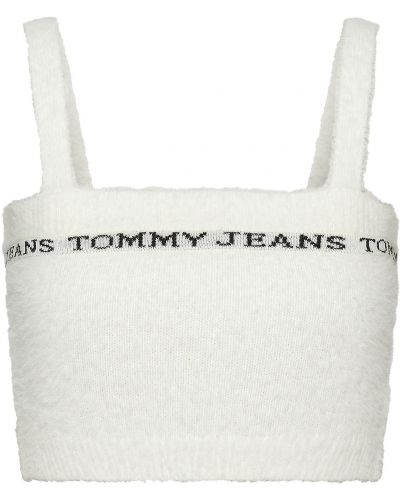 Top in maglia Tommy Jeans nero