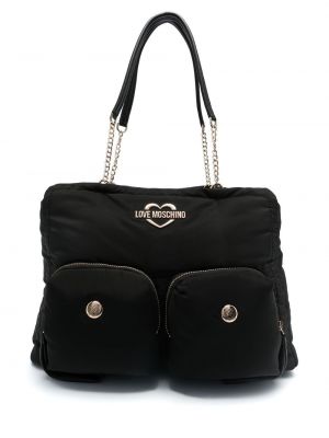 Shoppingbag Love Moschino svart