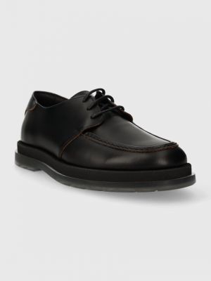 Kožne cipele Hugo crna