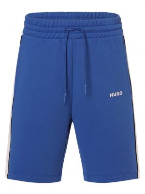 Dzianinowe szorty bawełniane Hugo Blue
