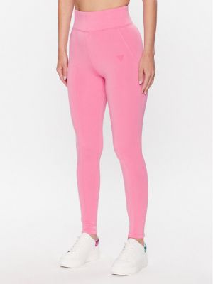 Slim fit leggings Guess rózsaszín