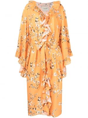 Midi šaty Bambah - Oranžová