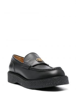 Loafer-kingad Gucci must