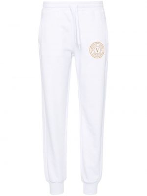 Sportovní kalhoty Versace Jeans Couture bílé