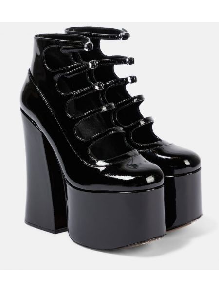 Botines con plataforma de charol Marc Jacobs negro