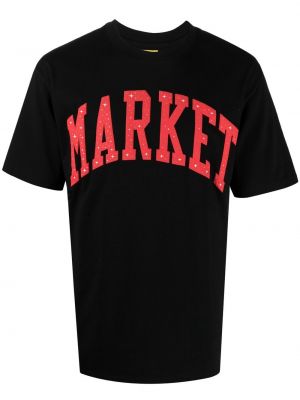 Памучна тениска с принт Market