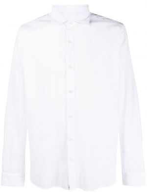 Βαμβακερό πουκάμισο Tintoria Mattei λευκό