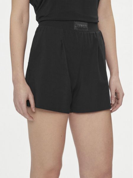 Черные шорты свободного кроя Calvin Klein Underwear