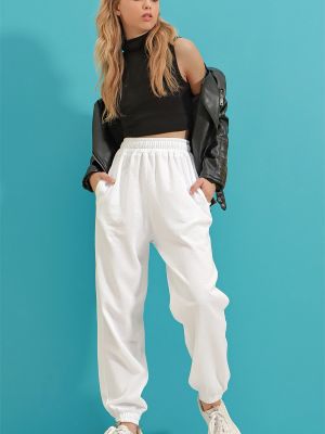 Панталон Trend Alaçatı Stili сиво