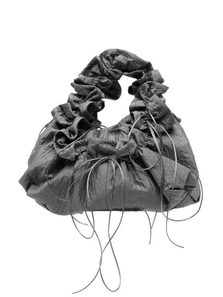 Ruffle clutch Cecilie Bahnsen grønn