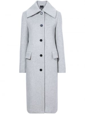 Vlněný kabát Proenza Schouler šedý