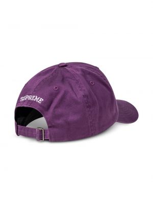 Kepurė su snapeliu Supreme violetinė