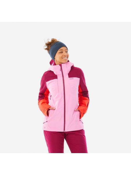 Лыжная куртка женская - фуксия/розовый WEDZE, rosa