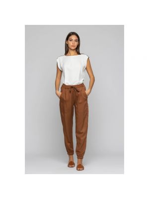 Pantalones de chándal Kocca marrón