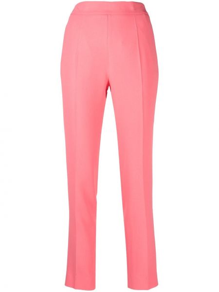 Pantalones de cintura alta Etro rosa