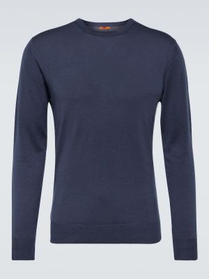 Вълнен пуловер Barena Venezia синьо