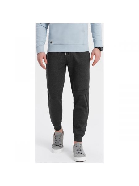 Melanžové sportovní kalhoty Ombre šedé