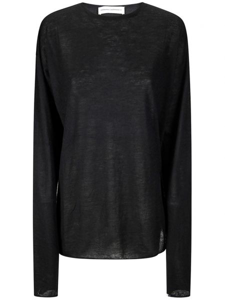 Kashmir t-shirt Extreme Cashmere sort