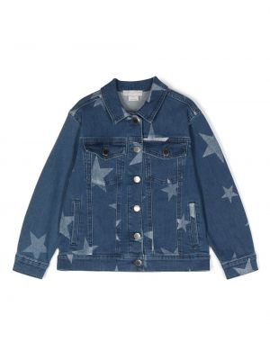 Denimjakke for piger Stella Mccartney Kids blå