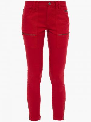 Červené kalhoty bavlněné Joie
