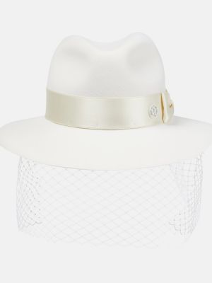 Фетровые шляпа Maison Michel, белые