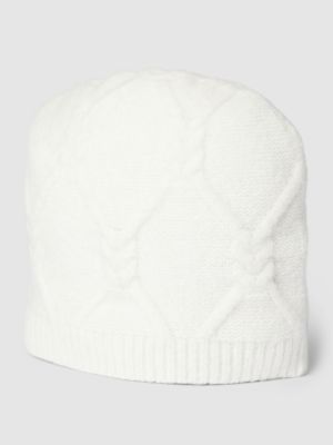 Dzianinowa czapka Christian Berg Woman biała