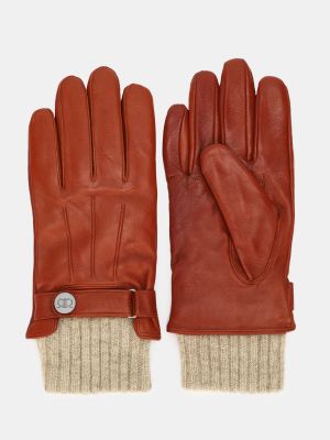 Коричневые кожаные перчатки Ritter