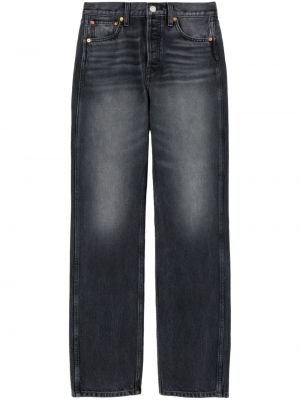 Straight jeans ausgestellt Re/done schwarz
