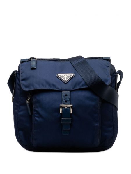 Τσάντα χιαστί Prada Pre-owned μπλε