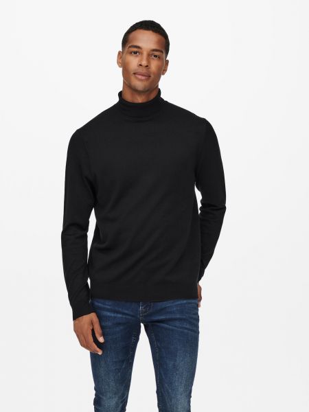 Пуловер Only черный