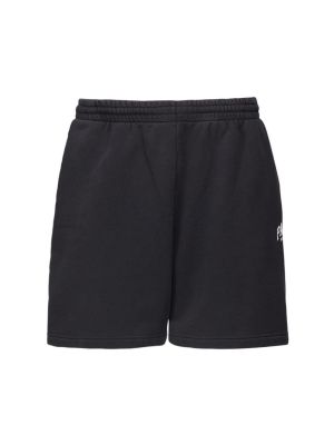 Pantalones cortos de algodón Balenciaga negro