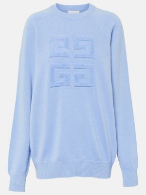 Кашемировый свитер 4g Givenchy синий