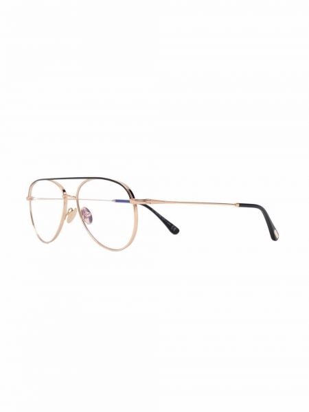 Slim fit brýle Tom Ford Eyewear zlaté