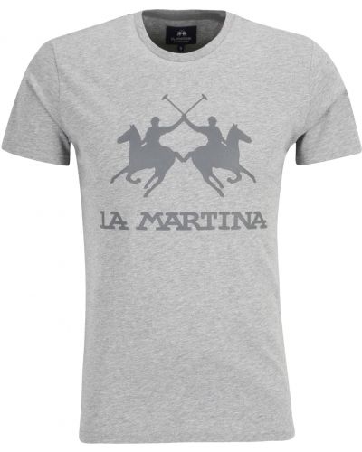 Marškinėliai La Martina pilka